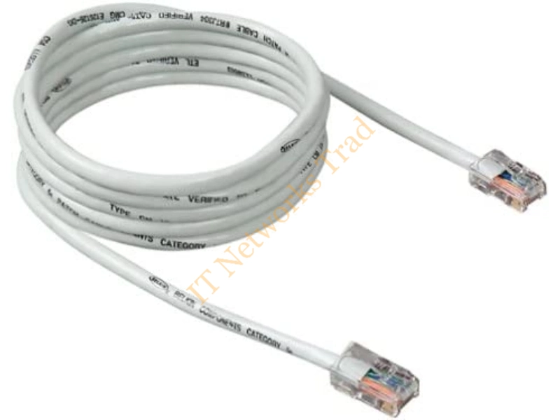 A3L791B10M-WHTS Belkin 10M Cat5e RJ45 Snagless Molded Network Patch Cable (White) Network Ethernet Cable