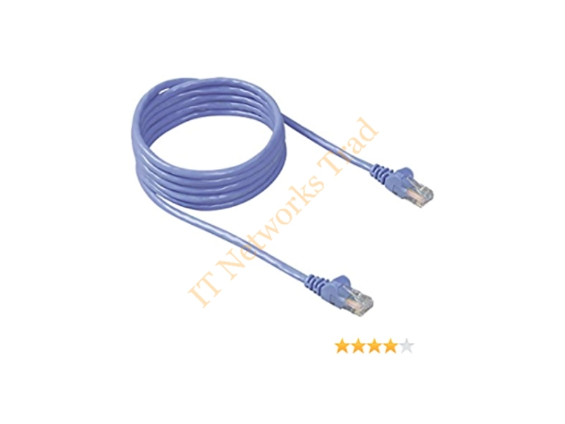 A3L791B30M-WHTS Belkin 30M Cat5e RJ45 Snagless Molded Network Patch Cable (White) Network Ethernet Cable