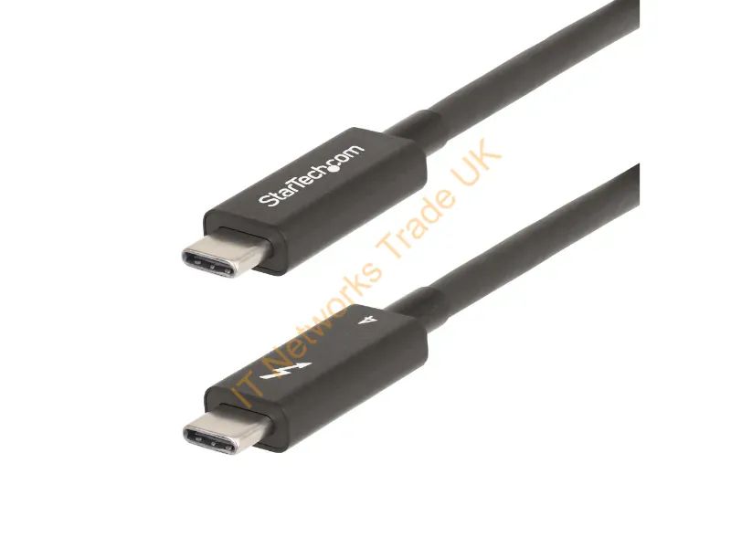 A40G2MB-TB4-CABLE - Startech.Com A40G2Mb-Tb4-Cable Thunderbolt Cable 78.7" (2 M) 40 Gbit/S Black