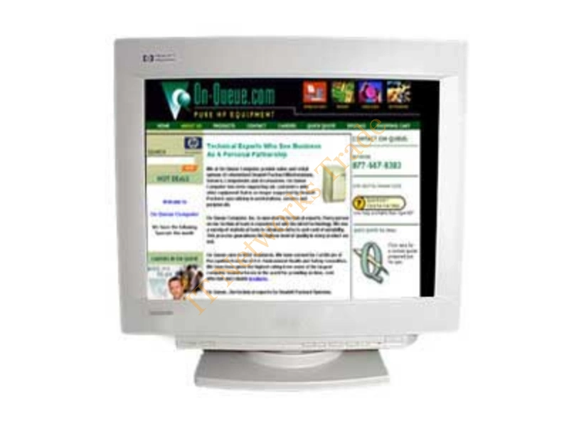 A4576A HP 21-inch 1600 x 1200 VGA/HD D-Sub CRT Color CRT Monitor