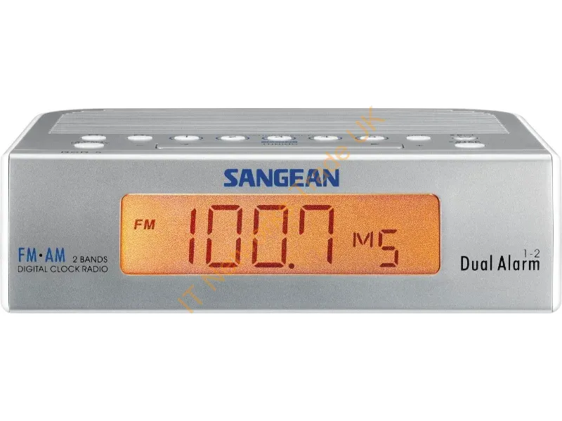 A500094 - Sangean Atomic 05 Clock Silver