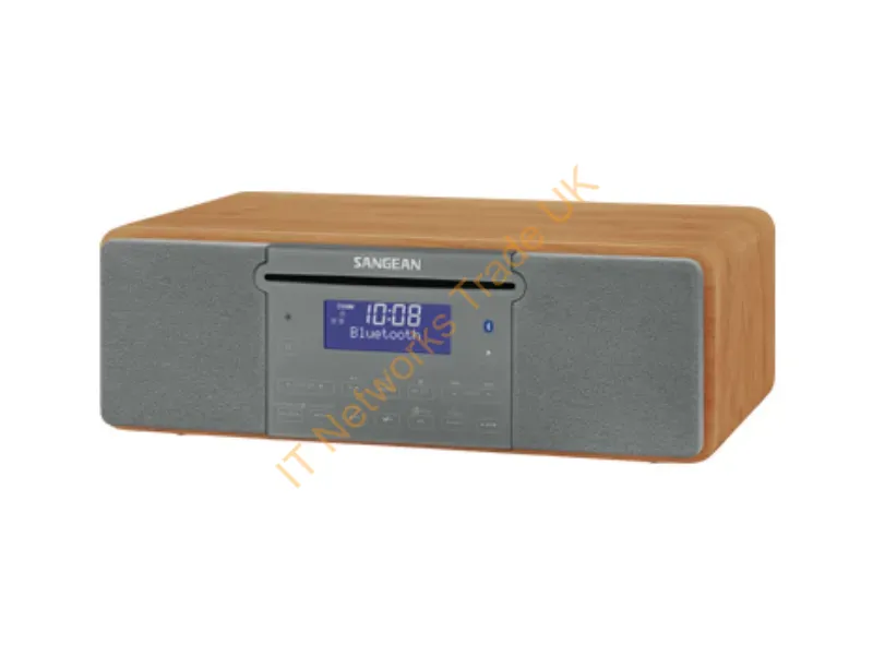 A500294 - Sangean DDR-47BT Digital 14 W DAB+, FM Walnut MP3 playback