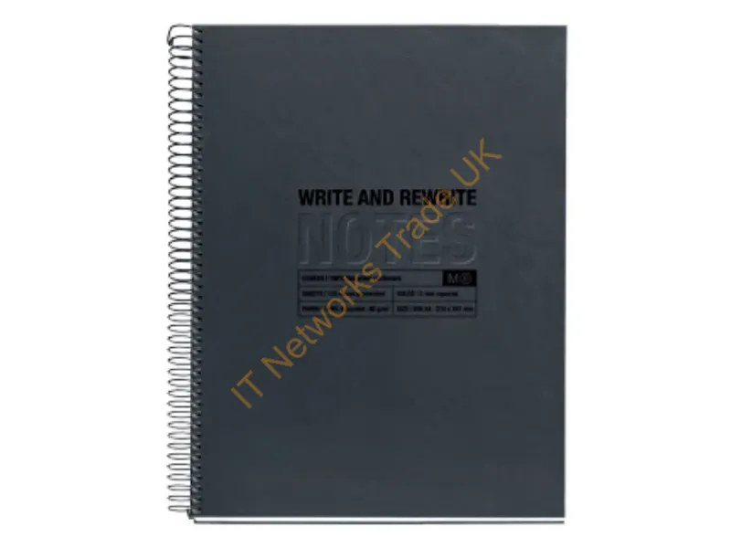 A604490 - Miquelrius ECO Design writing notebook A4 120 sheets Black