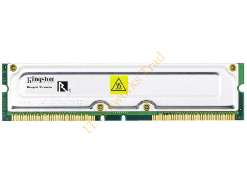 A6081A HP 256MB Kit (2 x 128MB) 800MHz RDRAM PC800 ECC 184-Pin RIMM Memory Rambus Memory