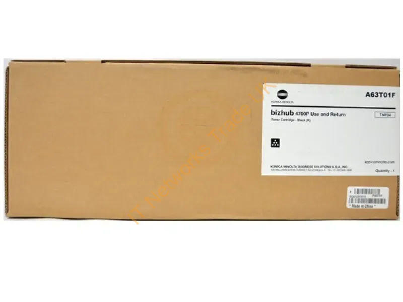 A63T01H - Konica Minolta A63T01H/TNP-34 Toner-kit black return program, 20K pages for KM Bizhub 4700 P