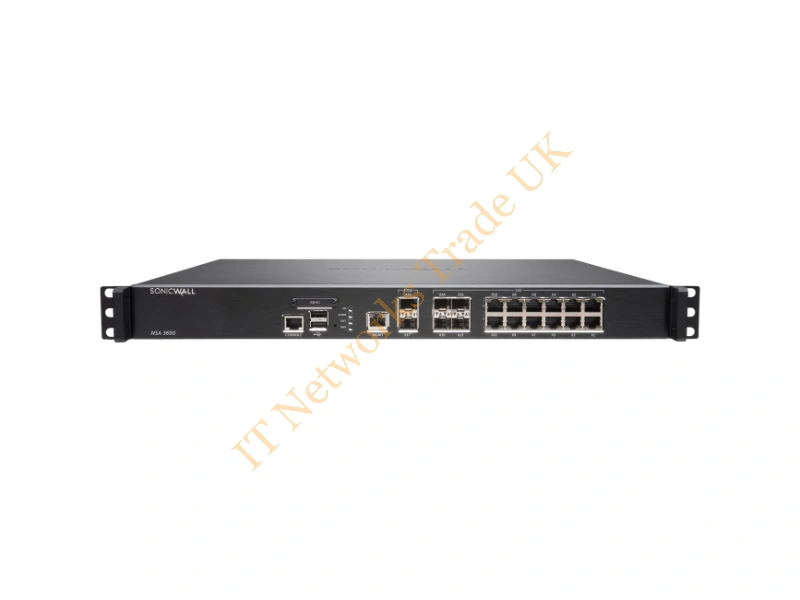 A6929840 SonicWall 12-Port Manageable Gigabit Ethernet Firewall Security Appliance for NSA 3600 Rack-Mountable Networking Accessory