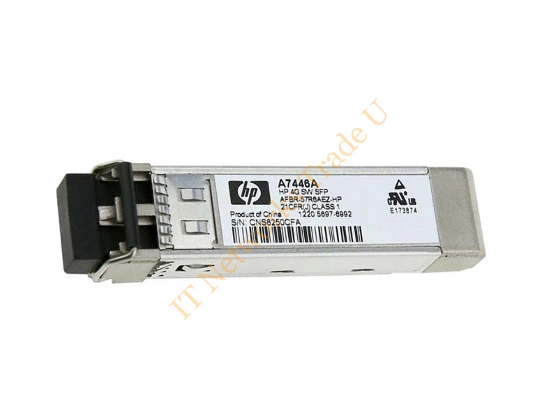 A7446-32002 HP 4GB SFP mini-Gbic Short Wave Single Pack Fiber Channel Transceiver Module for Brocade Switch Switch Module