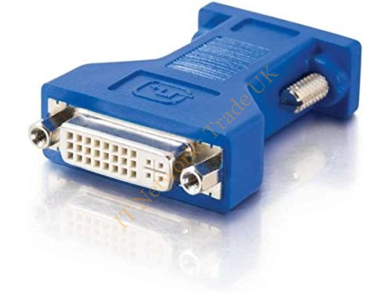A772881 HP CablesToGo Blue VGA-M to DVI-I-F Adapter Connector
