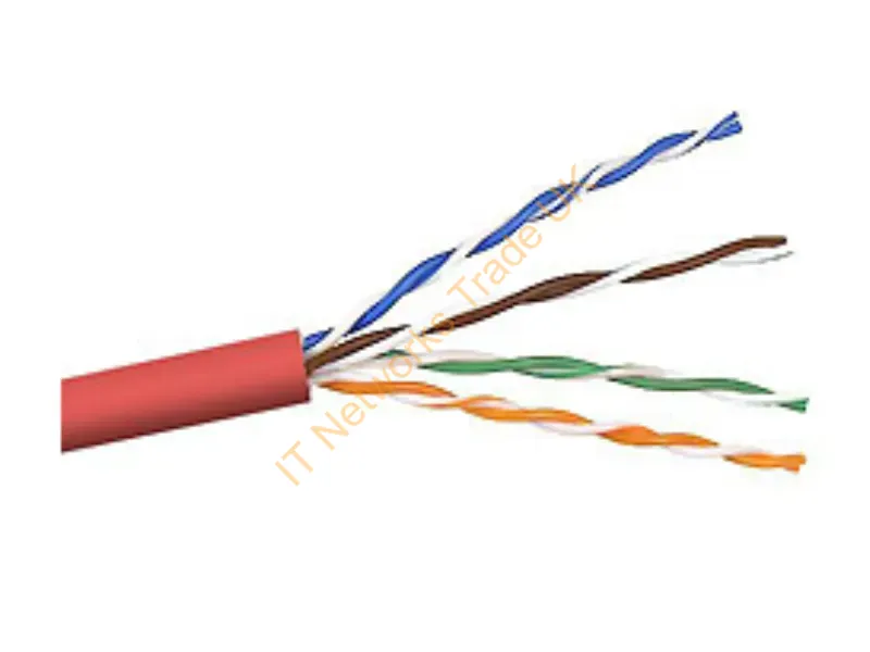 A7J304-500-RED - Belkin Cat5E Stranded Bulk Cable 500 Ft Networking Cable Red 6000" (152.4 M)