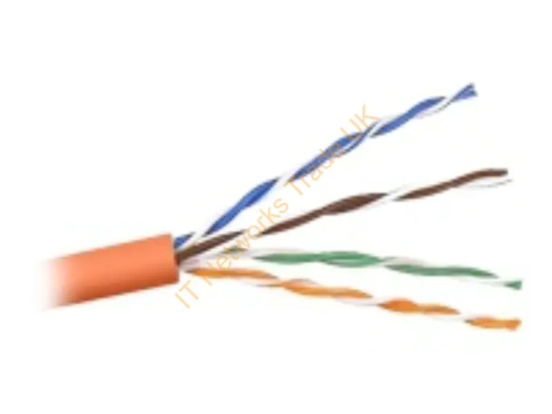 A7J704-1000-ORG - Belkin Cat6 Stranded Bulk Cable 1000 Ft Networking Cable Orange 12000" (304.8 M)