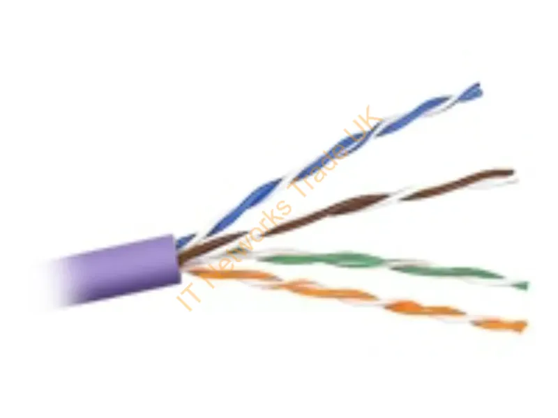 A7J704-1000-PUR - Belkin Cat6 Stranded Bulk Cable 1000 Ft Networking Cable Purple 12000" (304.8 M)