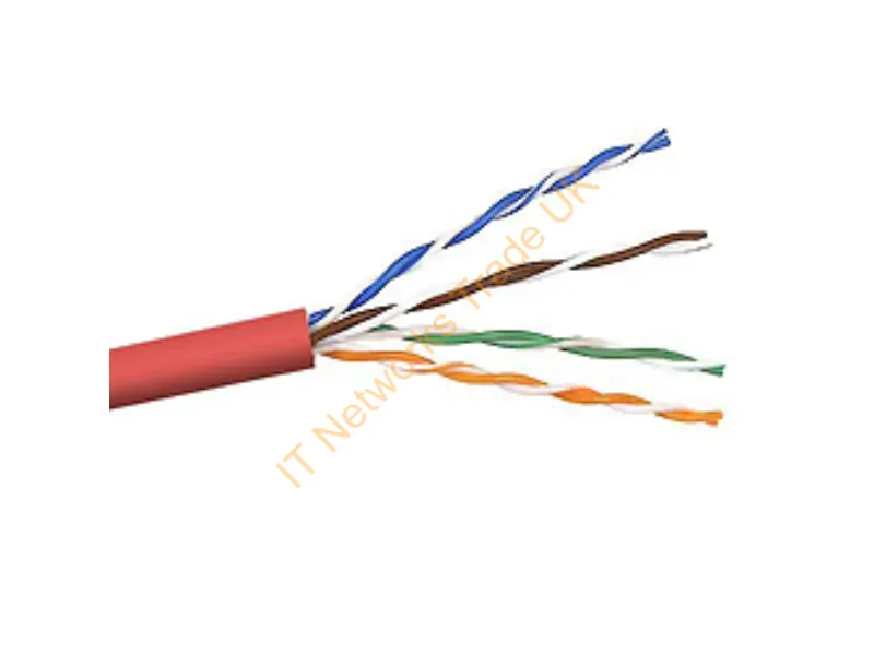 A7J704-1000-RED - Belkin Cat. 6 Utp Bulk Cable - 1000Ft - Red Networking Cable 12007.9" (305 M)
