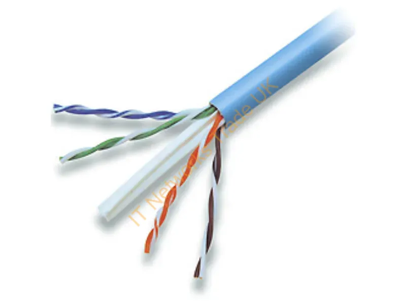 A7L704-1000BL-P - Belkin Cat6 Solid Bulk Cable Plenum Networking Cable Blue 11811" (300 M)