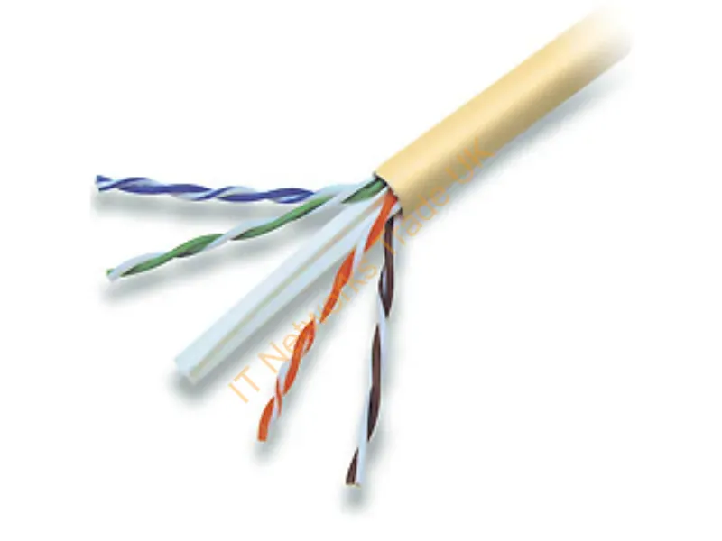 A7L704-1000YL-P - Belkin Cat6 Solid Bulk Cable Plenum Networking Cable Yellow 11811" (300 M)
