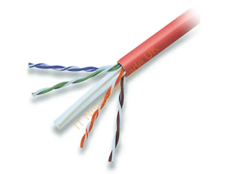 A7L704-500-RED - Belkin Cat6 Solid Bulk Cable 500 Ft Networking Cable Red 6000" (152.4 M)
