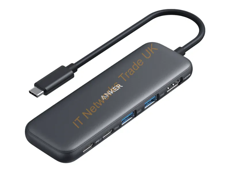 A8355011 - Anker 332 Wired USB 3.2 Gen 1 (3.1 Gen 1) Type-C Black