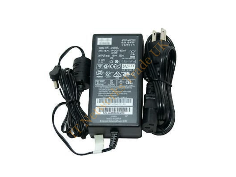 AA25480L Cisco 48V 380mA AC Power Adapter for Wireless Access Point