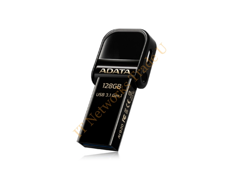 AAI920-128G-CBK - ADATA AI920 128GB 128GB USB 3.0 (3.1 Gen 1) USB Type-A connector Black USB flash drive Storage Device