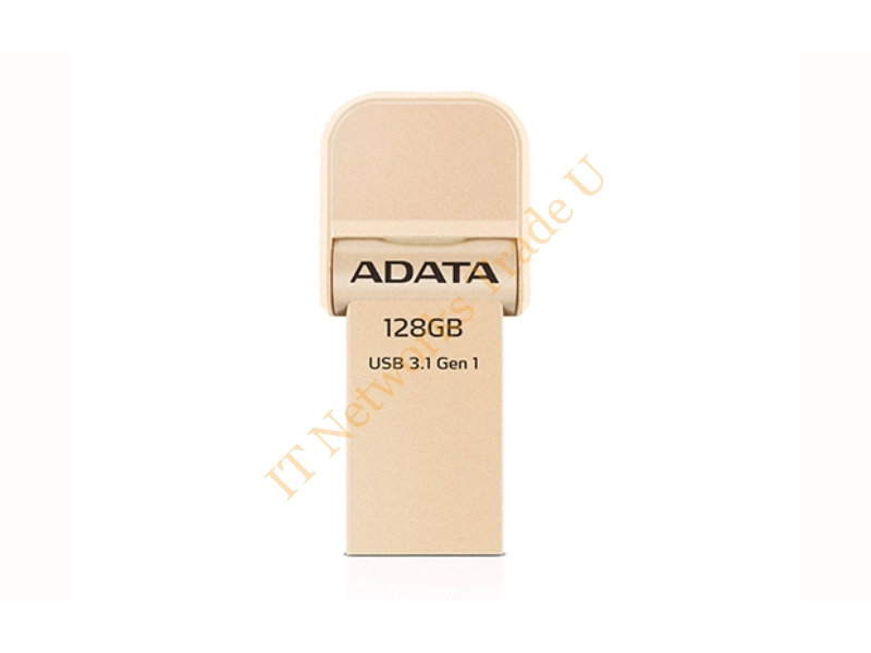 AAI920-128G-CGD - ADATA AI920 128GB USB 3.0 (3.1 Gen 1) USB Type-A connector Gold USB flash drive Storage Device