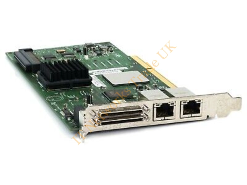 AB290A HP PCI-X 2-Port Ultra-320 SCSI 1000Base-T Gigabit LAN Host Bus Adapter RAID Controller Storage