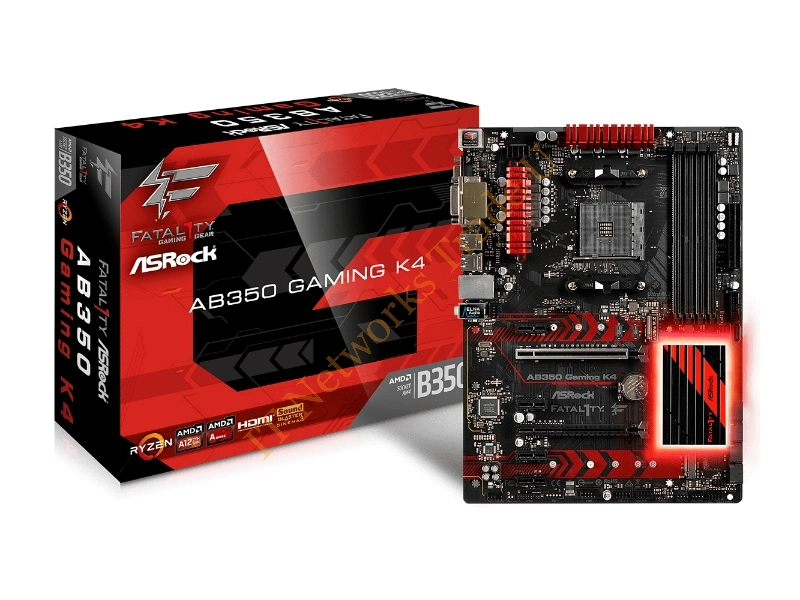 Asrock Fatal1ty AB350 Gaming K4 AMD B350 Socket AM4 ATX