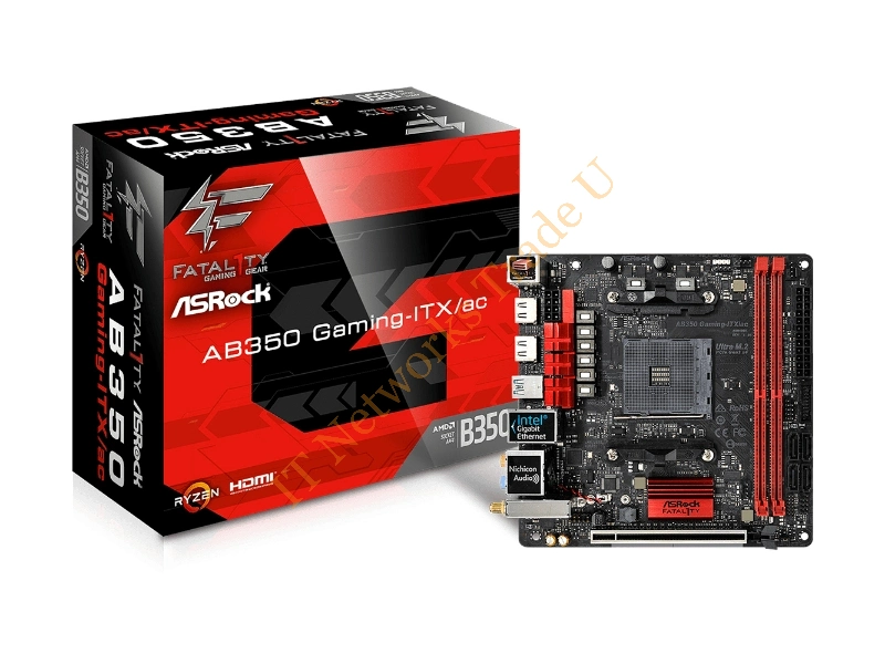 Asrock Fatal1ty AB350 Gaming-ITX/ac AMD B350 Socket AM4 Mini ITX