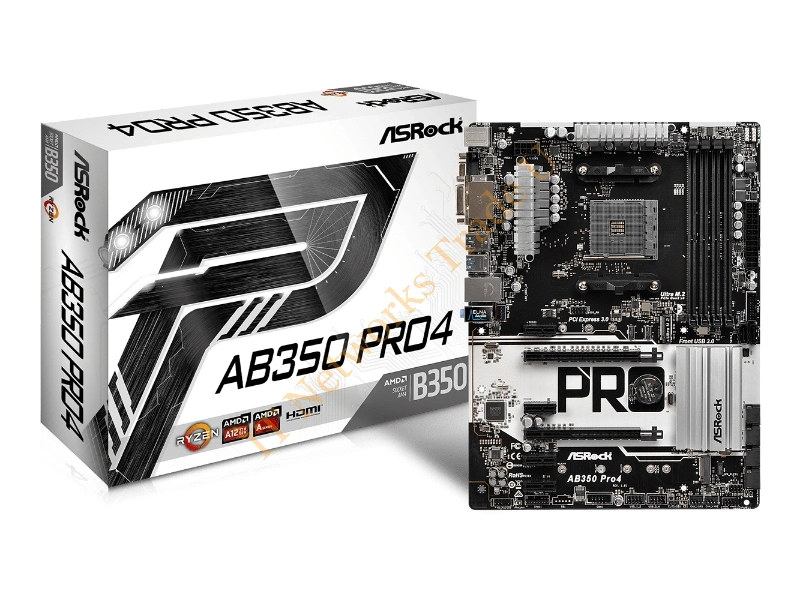 Asrock AB350 Pro4 AMD B350 Socket AM4 ATX