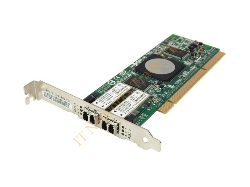 AB379B HP StorageWorks PCI-X Dual Port 4GB/s Fibre Channel 64-Bit 266MHz Multi-Mode Host Bus Adapter