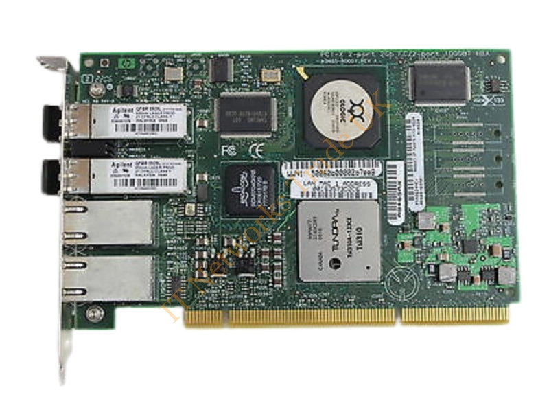AB465AX HP 2-Port 2GB/s Fibre Channel PCI-Express-X Host Bus Adapter Fiber Channel Controller