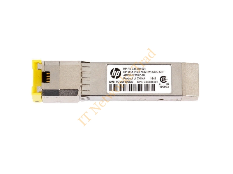 ABCU-5730RZ-1H HP 1Gb/s Short-Wave ISCSI SFP Transceiver Module for MSA 2040 SAN Storage