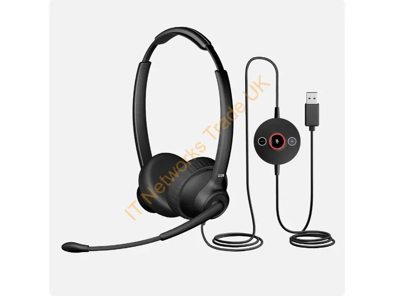 AC-304 - Cyber Acoustics Hs Stereo Usb Ai Nc Mic