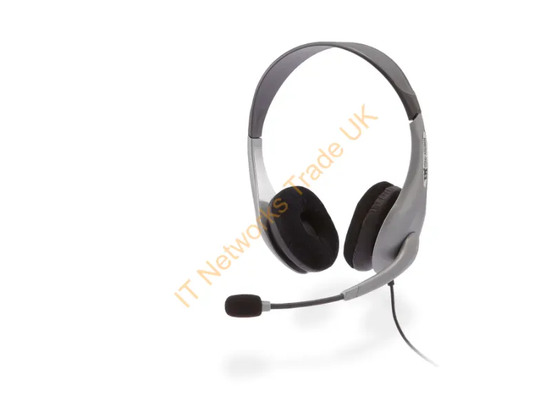 AC-404 - Cyber Acoustics Ac-404 Headphones/Headset Wired Head-Band Office/Call Center