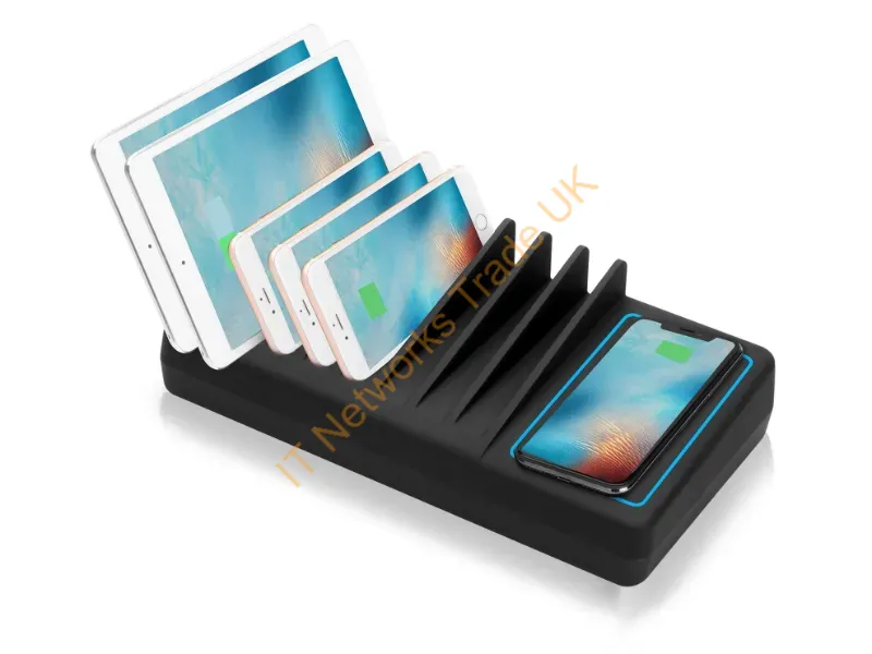 AC-PW1H11-S1 - Siig Ac-Pw1H11-S1 Charging Station Organizer Desktop Mounted Black