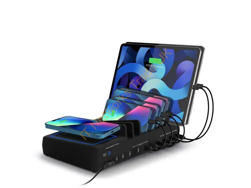 AC-PW1R11-S1 - Siig Ac-Pw1R11-S1 Mobile Device Charger Universal Black Wireless Charging Fast Charging Indoor