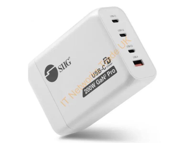 AC-PW1V11-S1 - Siig Ac-Pw1V11-S1 Mobile Device Charger Universal White Fast Charging Indoor