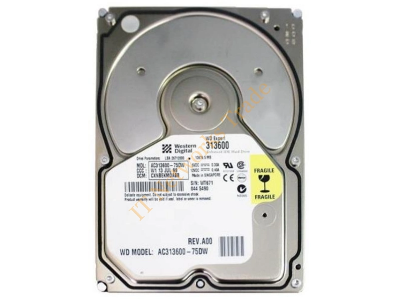 AC313600 Western Digital 13GB 7200RPM ATA-66 3.5-inch Desktop Hard Disk Drive Internal HDD