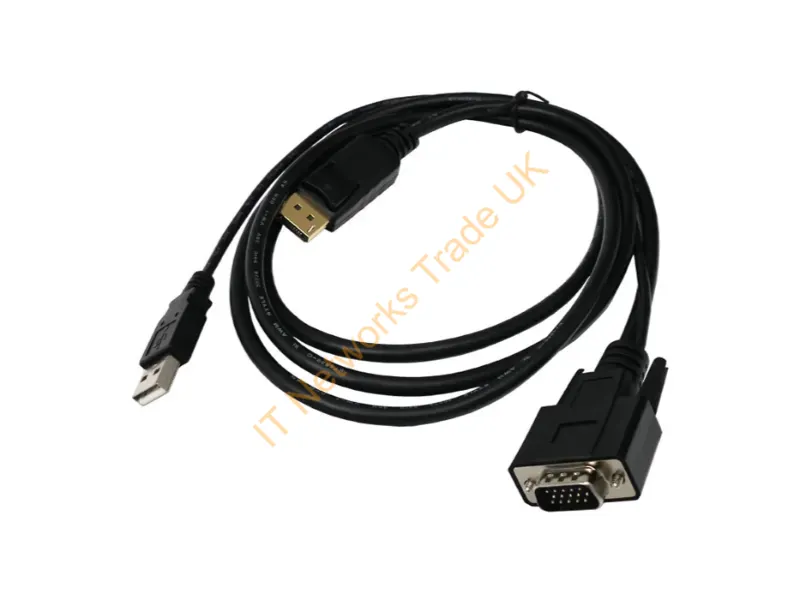 ACC-500-199-R - Lantronix Accs Cbl Assembly Spider Duo Cabl 59.1" (1.5 M) Vga (D-Sub) Usb Type-A Black