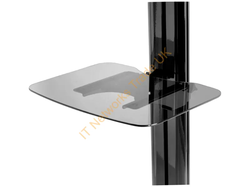 ACC-GS1 - Peerless ACC-GS1 multimedia cart accessory Black Tempered glass Shelf