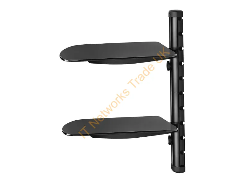 ACCSH300 - Peerless ACCSH300 AV equipment shelf Black Glass