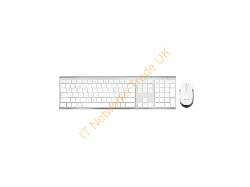 ACEBTKEYACB - Macally Acebtkeyacb Keyboard Mouse Included Universal Bluetooth Qwerty English Gray