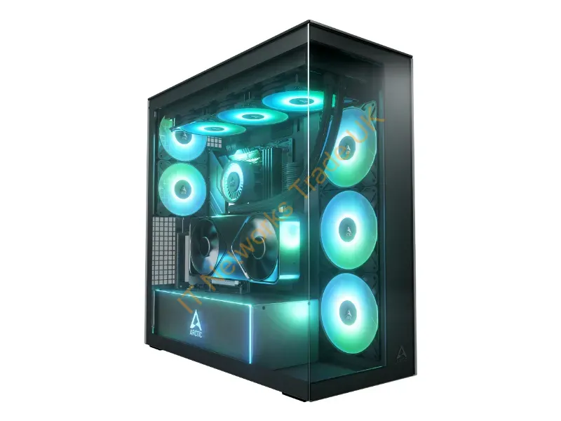 ACPCC00019A - ARCTIC PC case Xtender VG (Mirror Black) Premium - Midi - bl