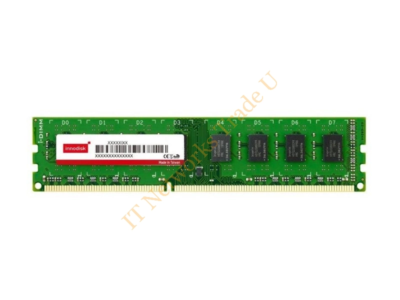 ACT8GHR72P4J1600S Innodisk 8GB DDR3-1600MHz PC3-12800 ECC Registered CL11 240-Pin DIMM Dual Rank Memory Module Server Memory