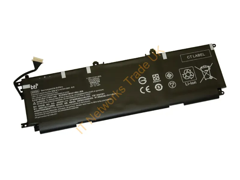 AD03XL-BTI - Bti Ad03Xl- Industrial Rechargeable Battery Lithium Polymer (Lipo) 4450 Mah 11.55 V