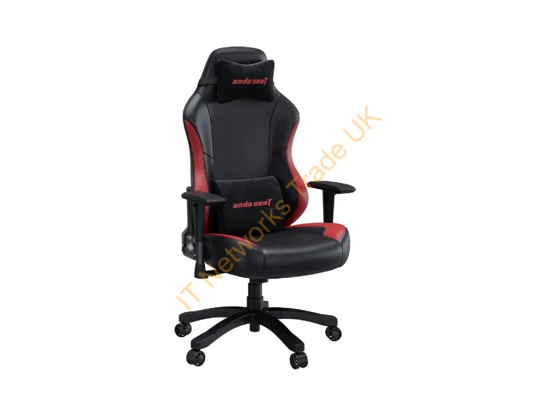 AD18-48-BR-PV-EU - Anda Seat Luna Gaming armchair Padded seat Black, Red