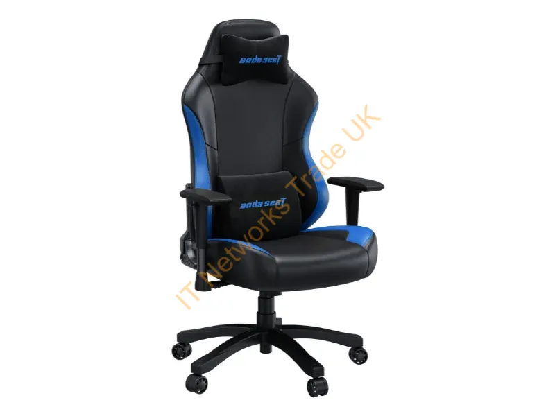 AD18-48-BS-PV-EU - Anda Seat Luna Gaming armchair Padded seat Black, Blue
