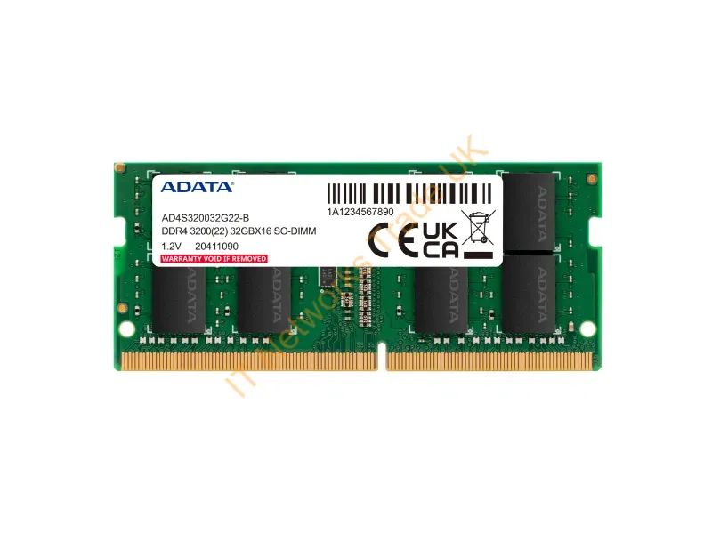 AD4S320016G22-DTGN - Adata Ad4S320016G22-Dtgn Memory Module 32 Gb 2 X 16 Gb Ddr4 3200 Mhz