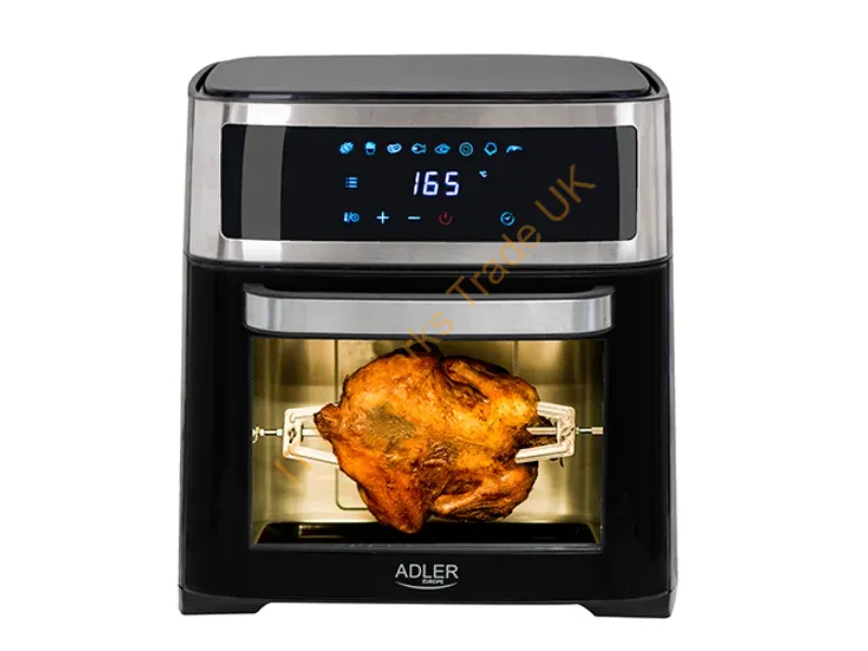 AD6309 - Adler AD 6309 fryer Single 13 L Stand-alone 2500 W Hot air fryer Black, Silver