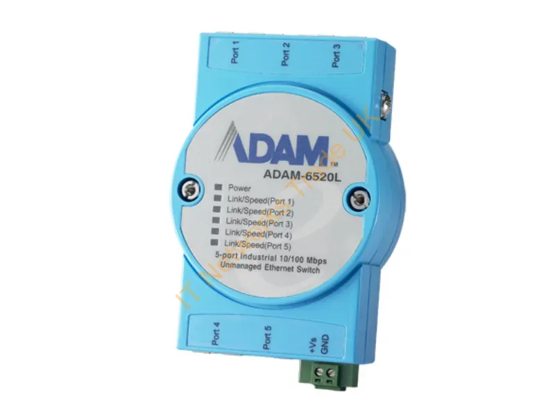 ADAM-6520L-AE - Advantech Adam-6520L-Ae Network Switch Unmanaged Fast Ethernet (10/100) Blue
