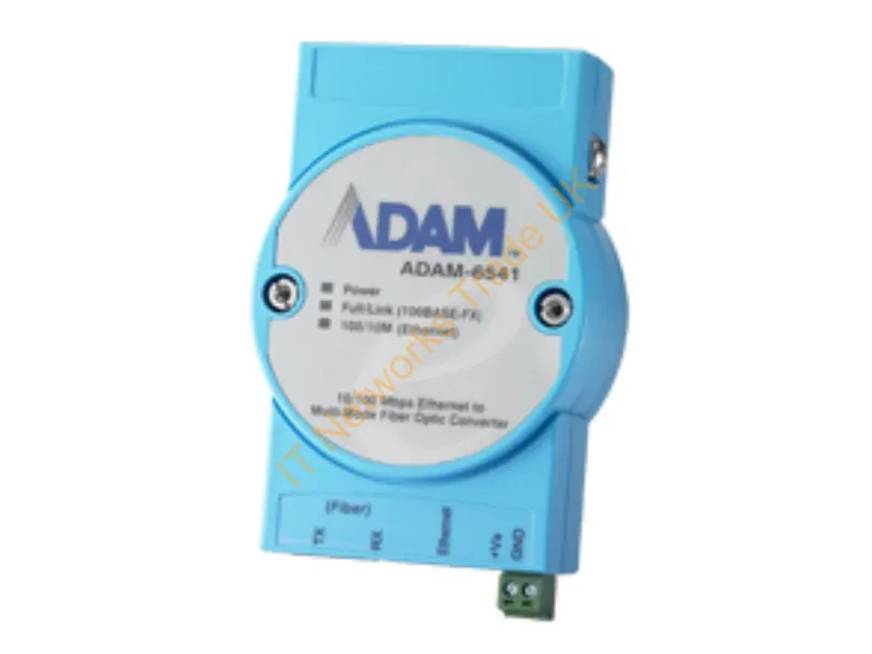 ADAM-6541-AE - Advantech Adam-6541 Network Media Converter 100 Mbit/S Multi-Mode Blue