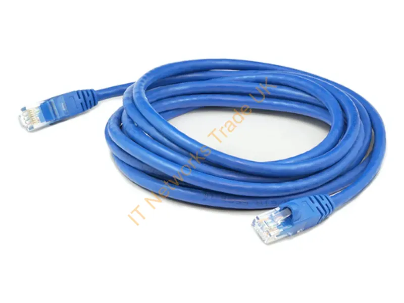 ADD-0-5FCAT6A-BE-50PK - Addon Networks Add-0-5Fcat6A-Be-50Pk Networking Cable Blue 5.91" (0.15 M) Cat6A U/Utp (Utp)